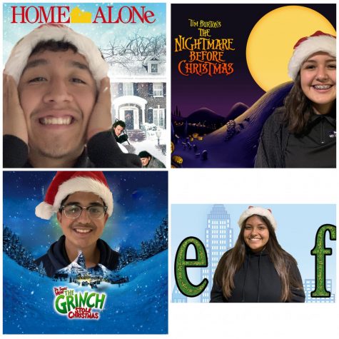 MACES students put in the cover art for their favorite holiday movies. 