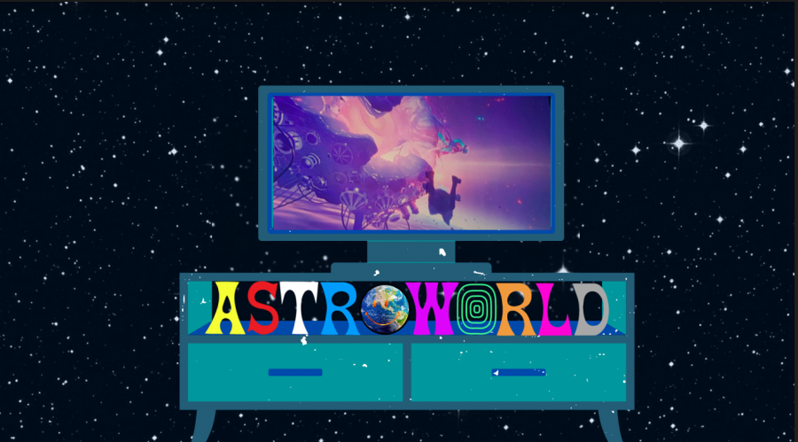Travis Scott's Live Astronomical Fortnite Virtual Concert on April 23, 2020.