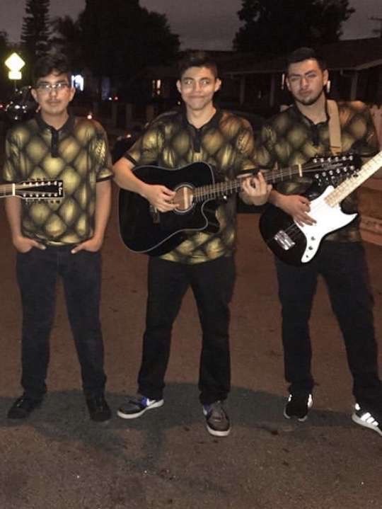 In order from left to right: Matthew Sanabria, Andres Gonzalez, Edwin Meza 