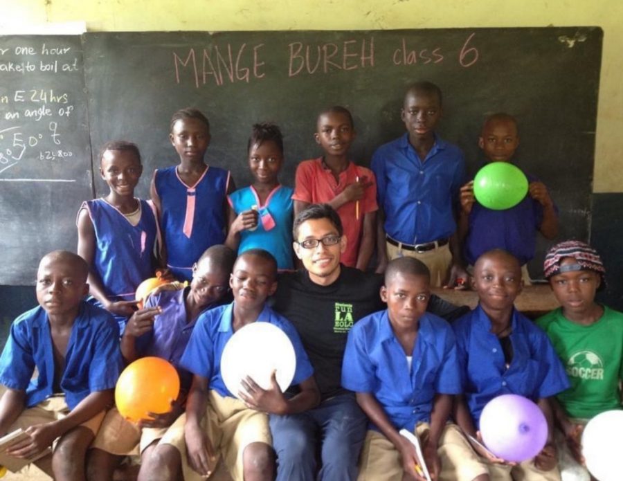 THE START OF A PASSION- Seven years ago Heber Marquez volunteered to help teach impoverished kids in Sierra Leone. This experience changed his life forever. “Ever since then I fell in love with helping people again,” Heber said. 
