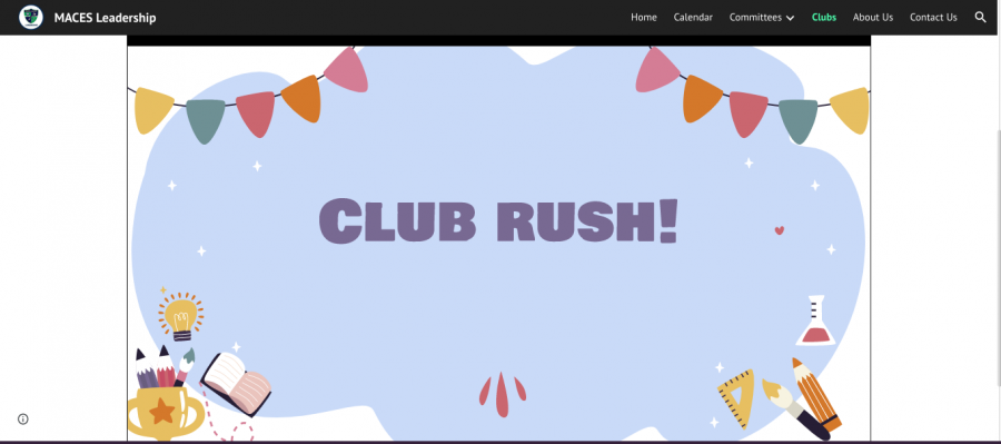 CLUB RUSH IS LIVE- Leadership officially launched the Club tab on November 9th which can be found on their website. This page includes a presentation where students can access information about the various clubs offered.