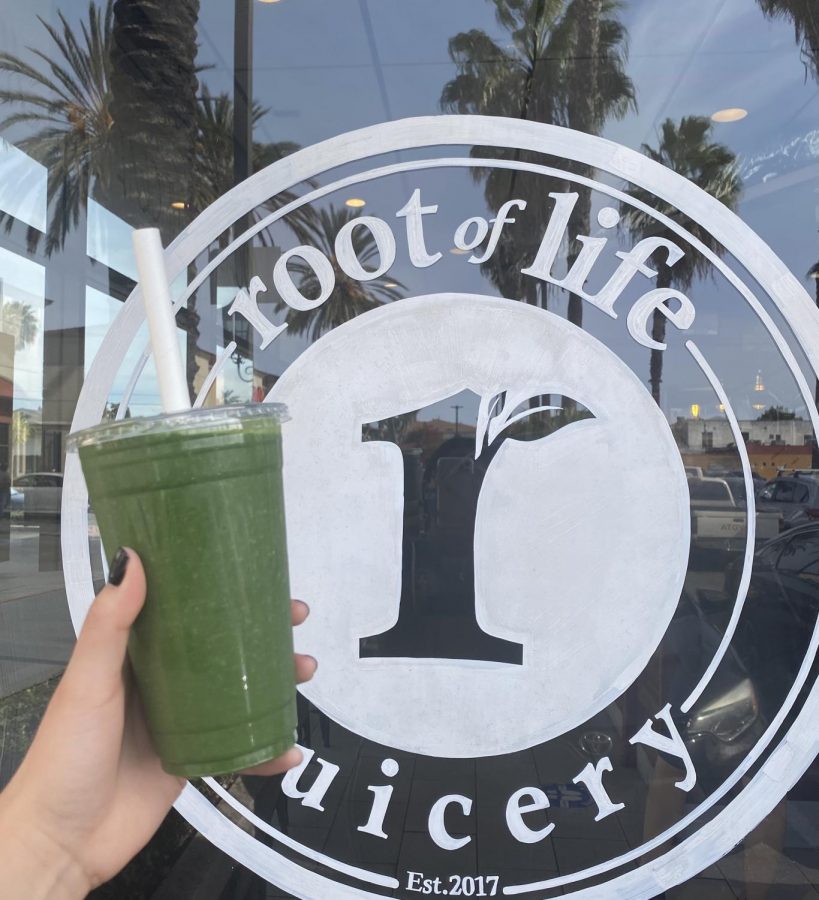 FRESH AND LOCAL- Pictured above is Root of Life’s, ‘Viva La Vida Smoothie.’ 
