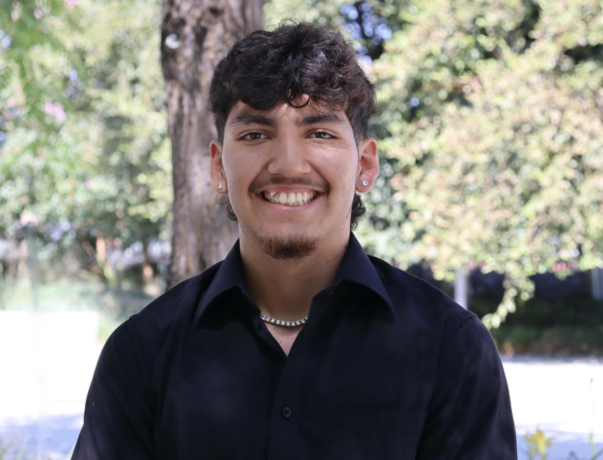 Leading the way with Innovation and Passion! - George Ramirez, a senior, showing off his best smile into the camera. Just previously, Ramirez and the rest of the leadership team were creating new promotion videos that will soon reveal the homecoming theme. "I will show my support by offering help if needed from the whole leadership class and myself," Ramirez said.