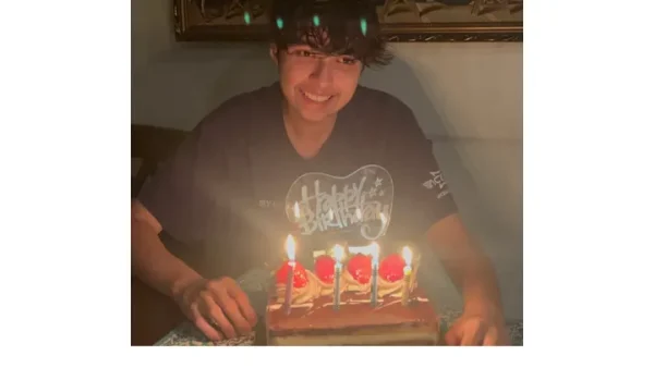 A BIRTHDAY FULL OF LIGHT AND LOVE - On Wednesday, October 23, 2024, Diego Valencia celebrated his seventeenth birthday surrounded by the warmth of family and friends at home. Valencia smiles brightly as the soft glow of four flickering candles shines on his face, in front of a cheerful “Happy Birthday” cake topper. He blows the candles and makes his last wish.