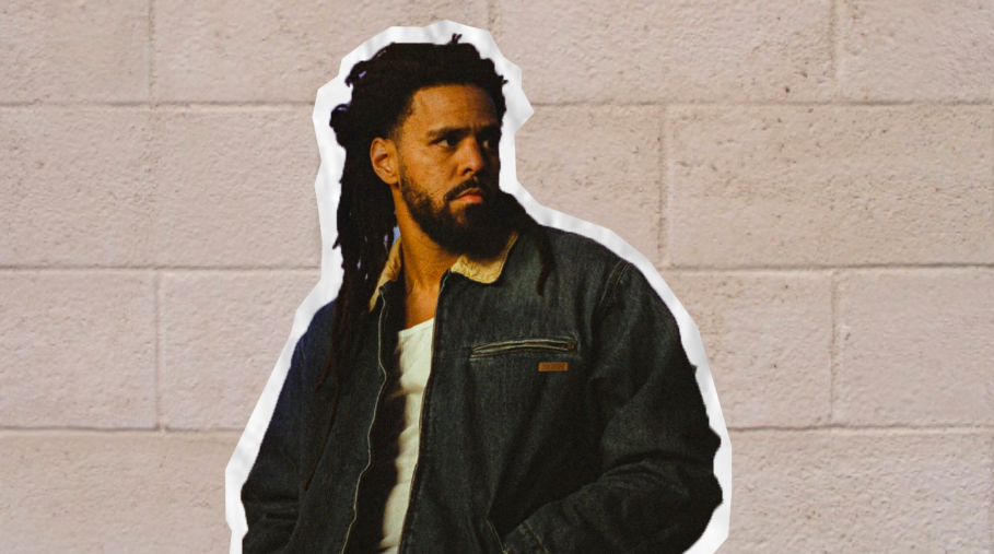 J. Cole, an acclaimed rapper from Fayetteville, North Carolina, known for his introspective lyrics and deep storytelling.